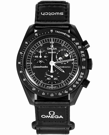 Swatch x Omega Bioceramic Moonswatch Mission to The Moonphase - New Moon SO33B700