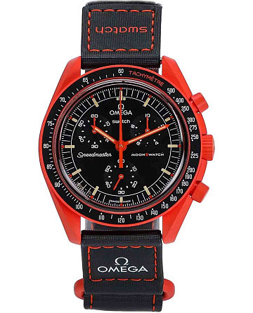 Swatch x Omega Bioceramic Moonswatch Mission on Earth: Lava SO33O100