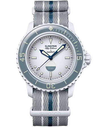 Swatch x Blancpain Pink Ocean SO35S100