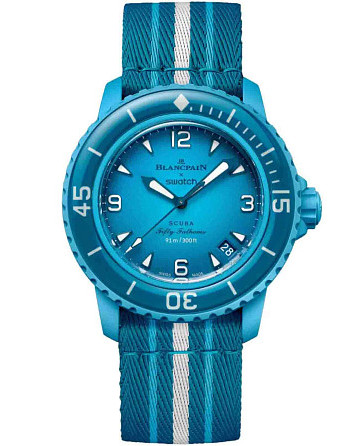 Swatch x Blancpain Pink Ocean SO35L400